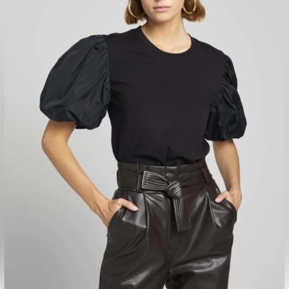 A.L.C Cassandra Puff Sleeve Tee
